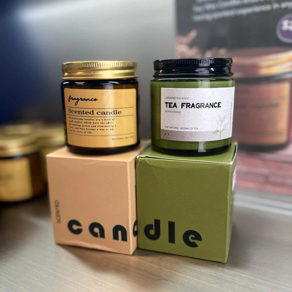 Scented Candle Tea Fragrance - Image 5