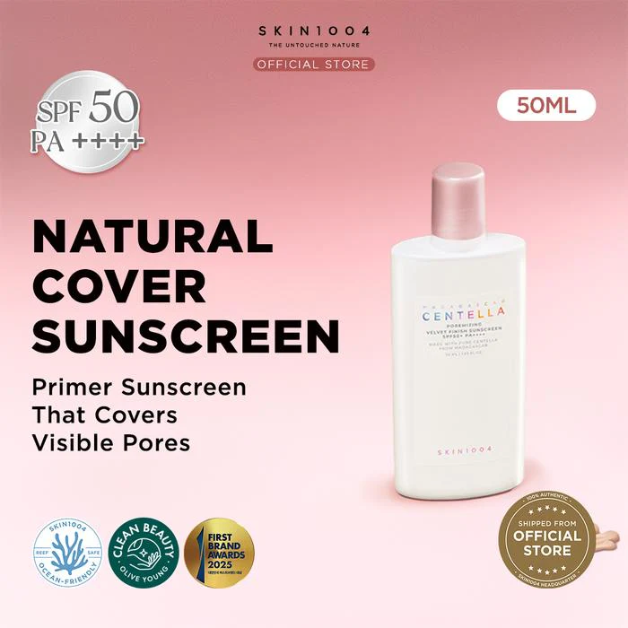 SKIN1004 Madagascar Centella Poremizing Velvet Finish Sunscreen SPF 50+ PA++++ 50ml - Image 2