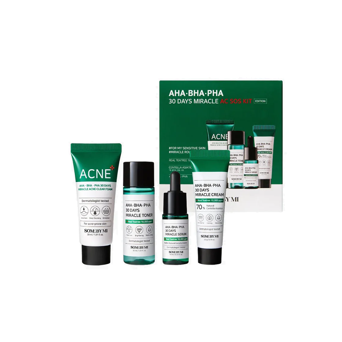 SOMEBYMI AHA BHA PHA 30 Days Miracle AC SOS Kit - Image 6