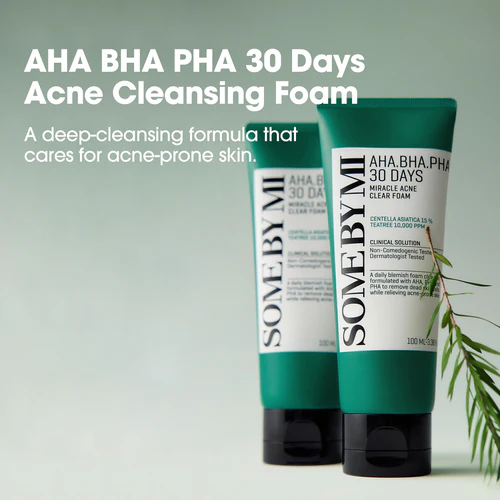 SOMEBYMI AHA BHA PHA 30 Days Miracle Acne Clear Foam - Image 3