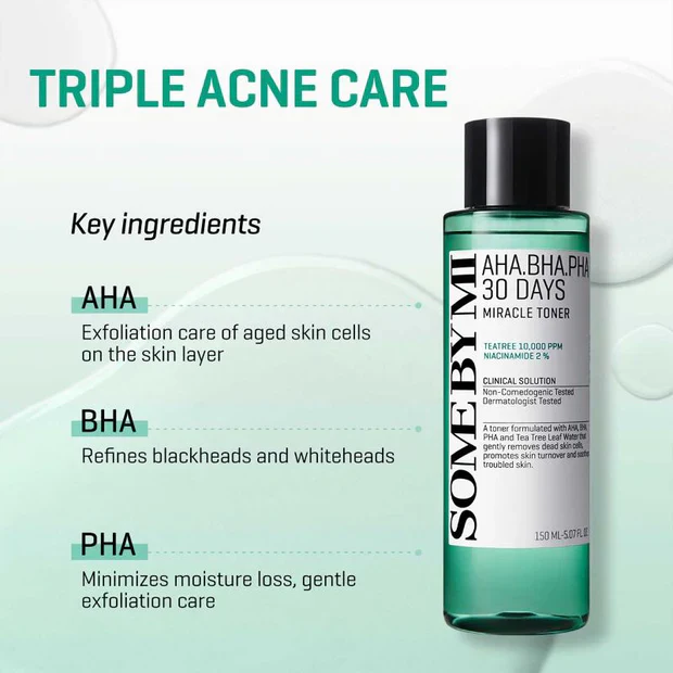 SOMEBYMI AHA BHA PHA 30 Days Miracle Toner 150ml - Image 4
