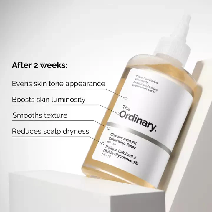 THE ORDINARY Glycolic Acid 7% Toning Solution (240ml) - Image 6