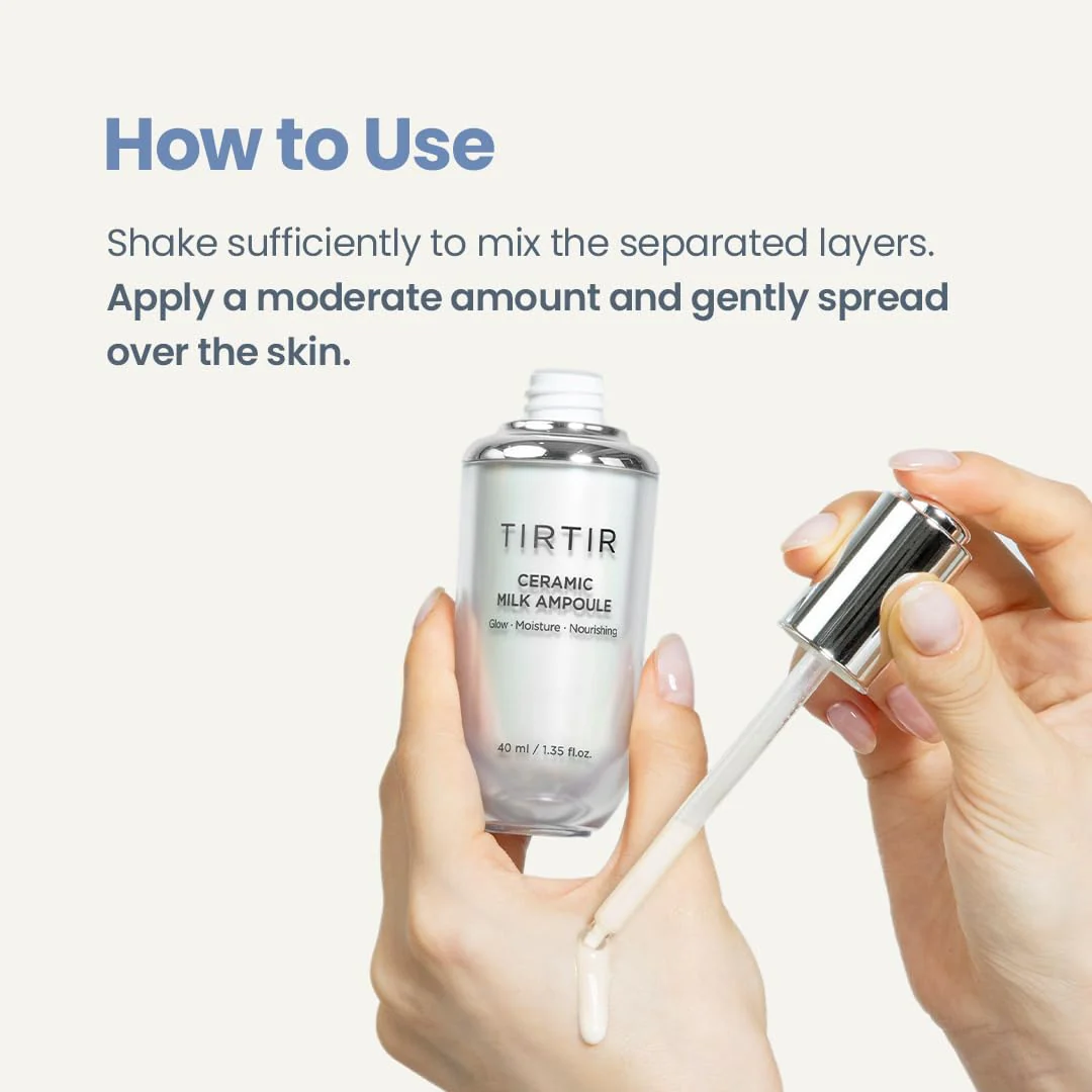 TIRTIR Ceramic Milk Ampoule 40ml - Image 7