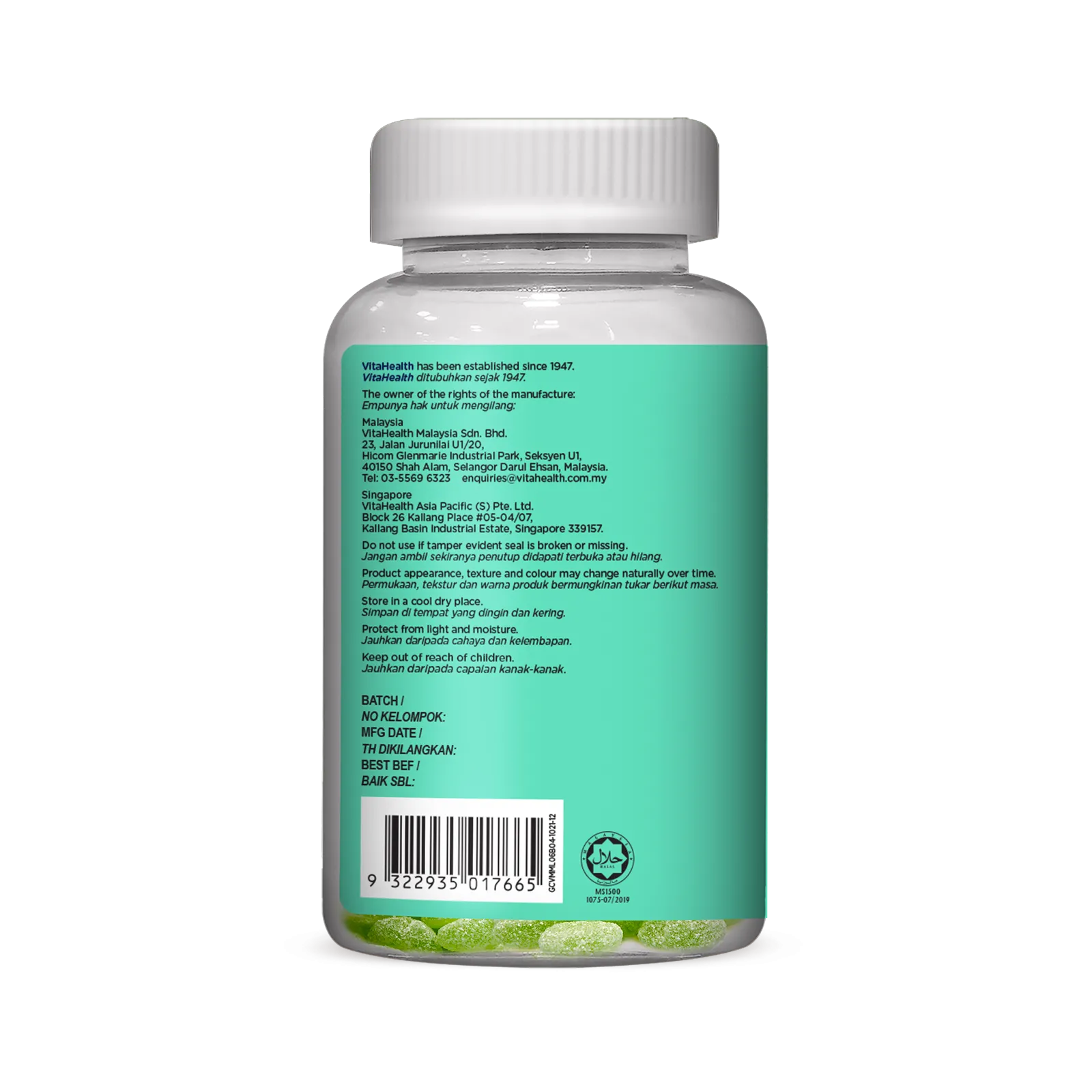 VITAHEALTH Kids Gummies With Calcium & Vitamin D3 60's - Image 3